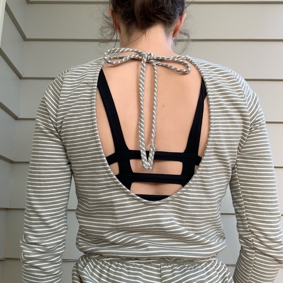 Honey punch long sleeve romper - Picture 2 of 5